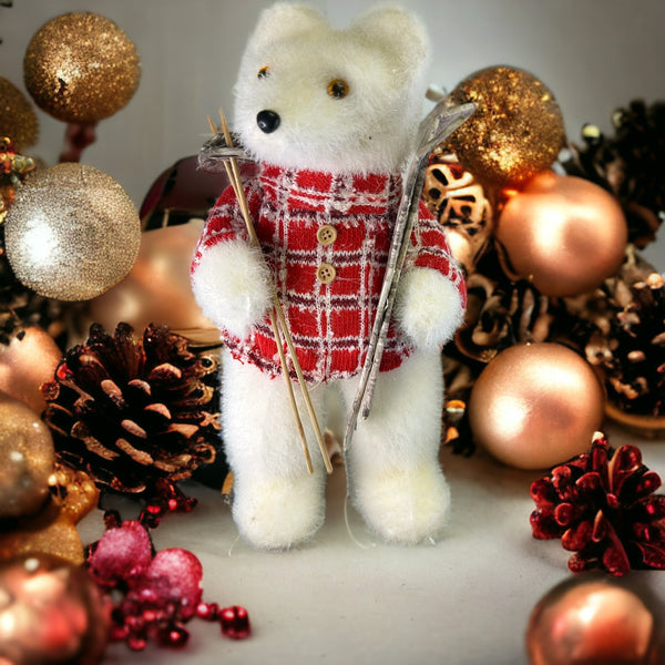 Holiday Stuffed Polar Bear