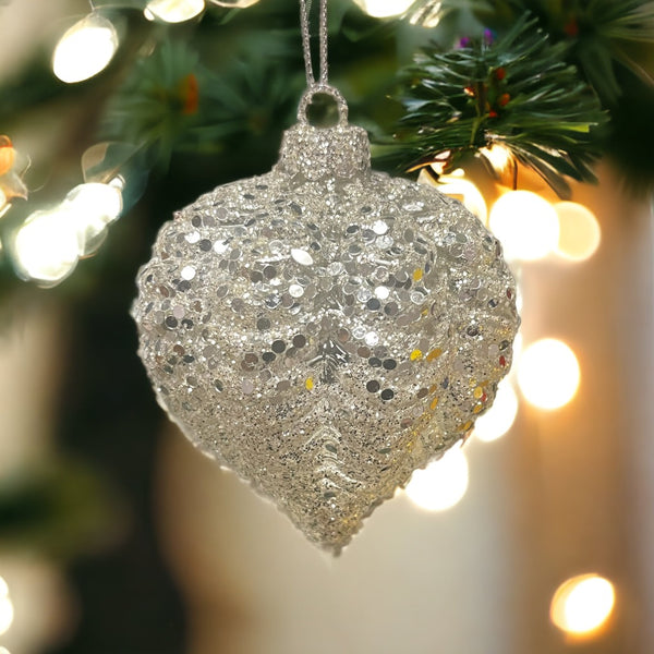 Tranluscent Glitter Ornament