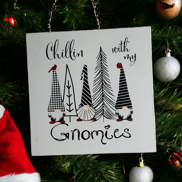 Holiday Gnome Sign