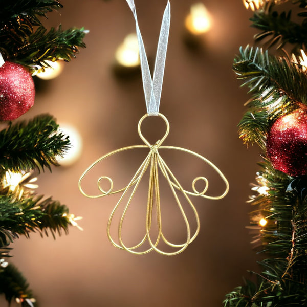 4" Wire Angel Ornament