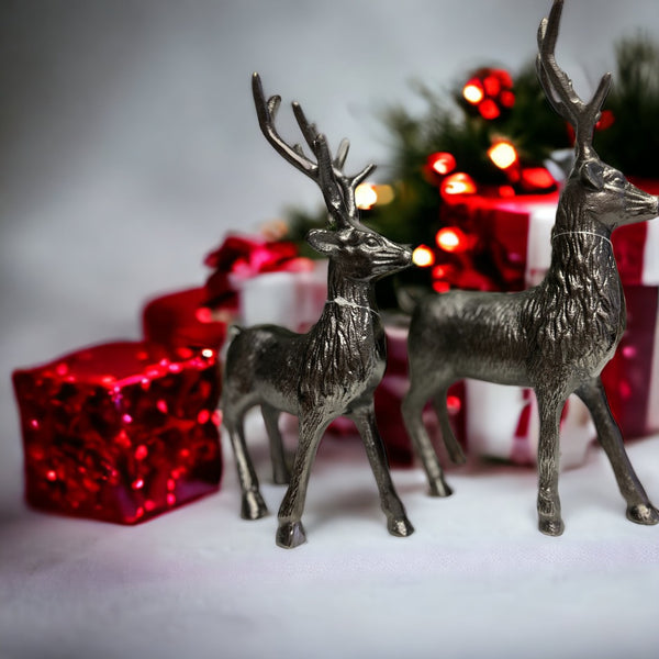 Christmas Deer Statue