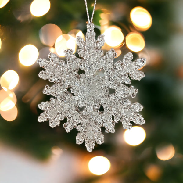 5" Crystal Snowflake Ornament